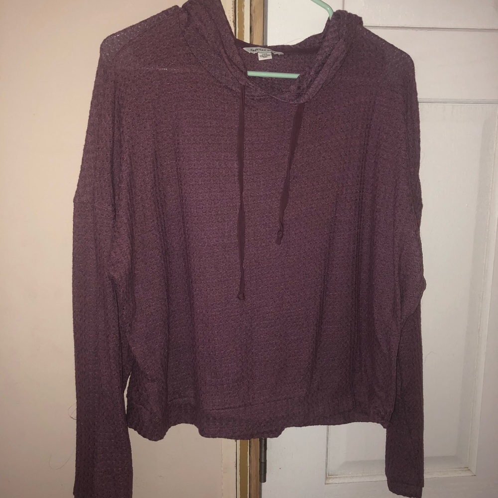 Lightweight hooded sweatshirt